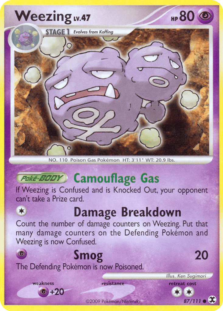 Weezing card