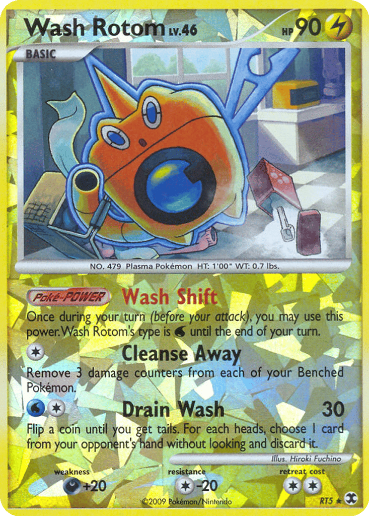 Wash Rotom card
