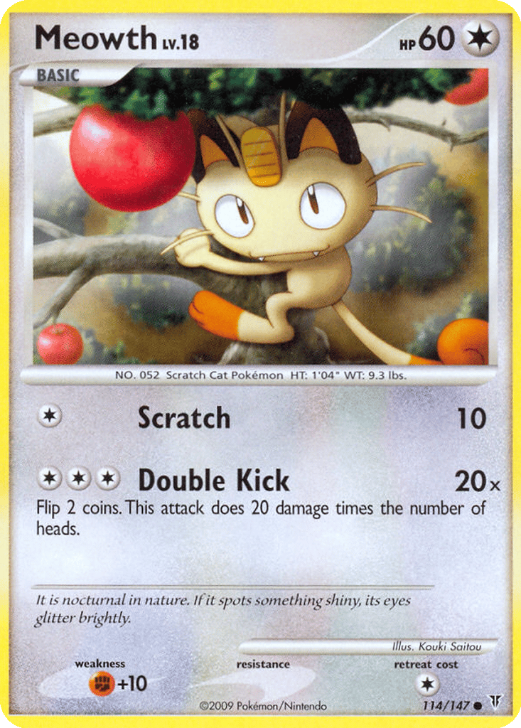 Meowth card