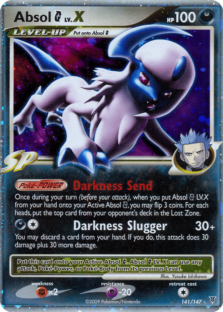 Absol G LV.X card