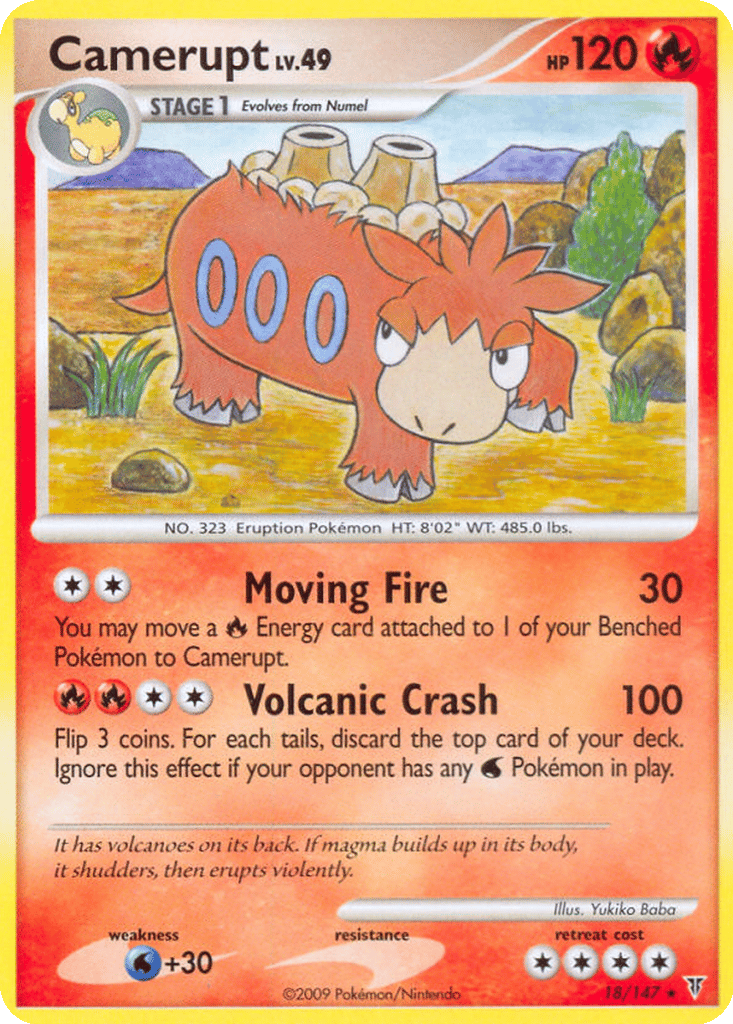 Camerupt card