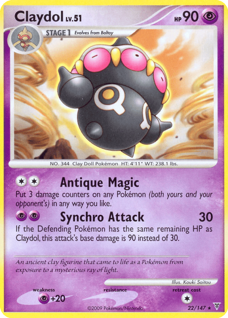 Claydol card