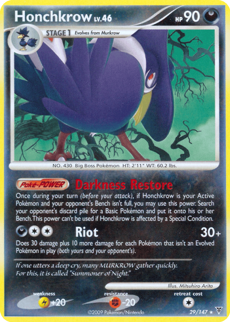 Honchkrow card