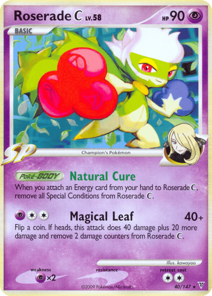 Roserade C card