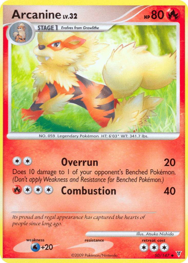 Arcanine card