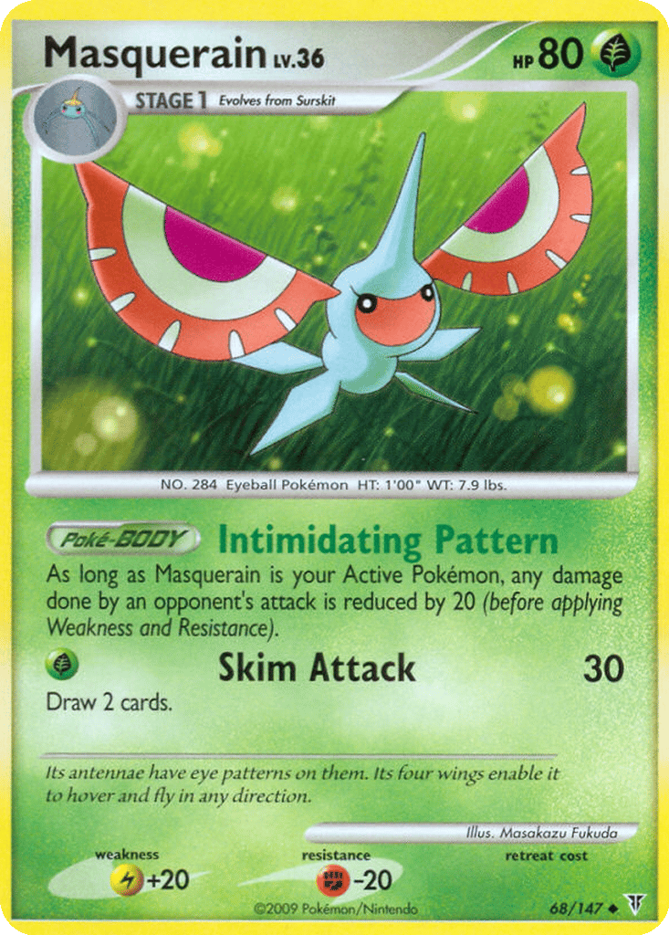 masquerain pokemon card value 2015 XY Colorless U Pokemon Single Card EX HIDDEN