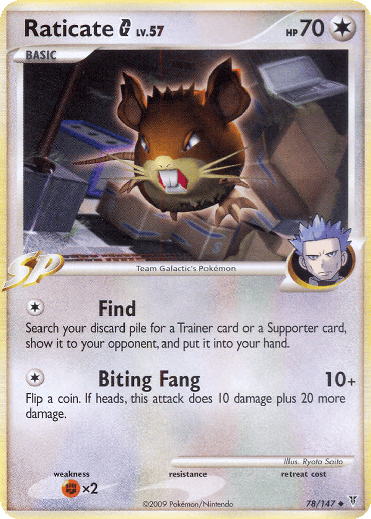 Raticate G card