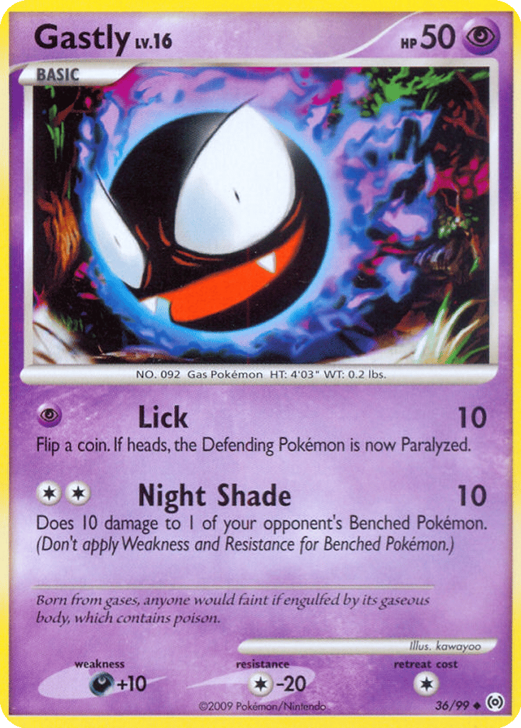Gastly card