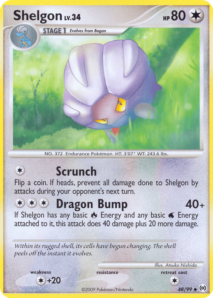 Shelgon card