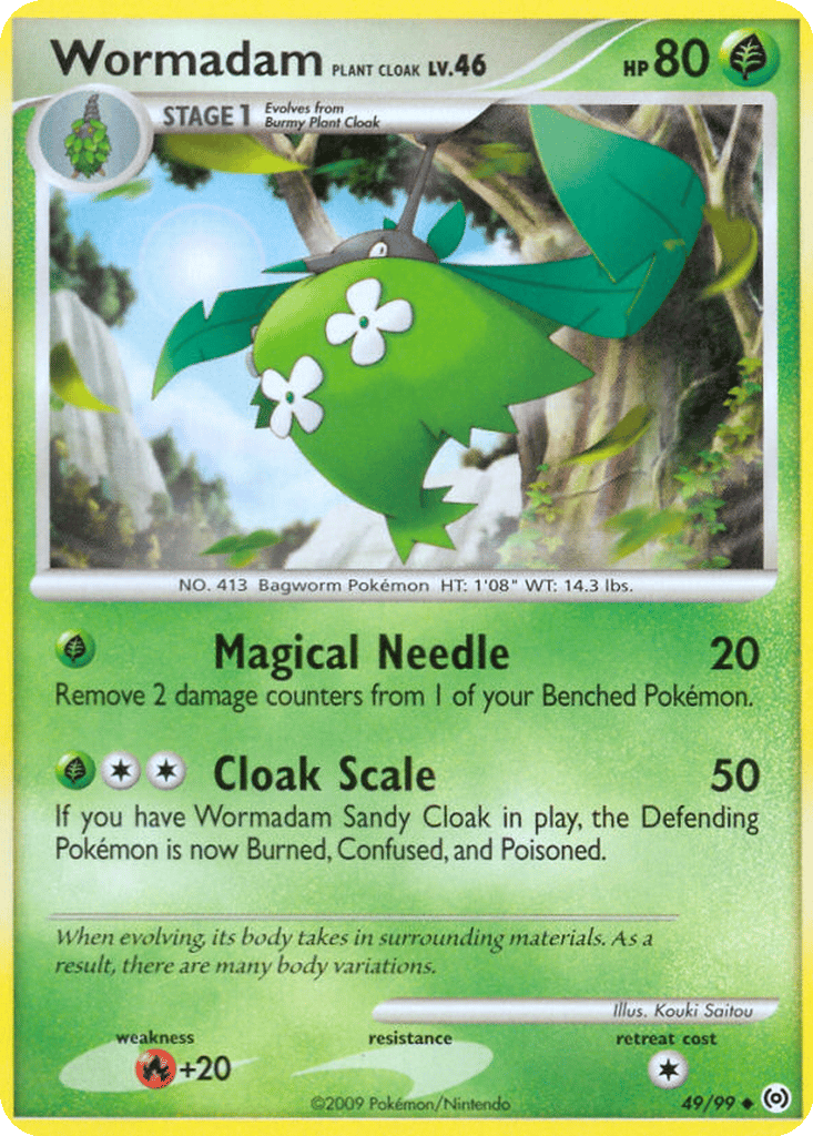 Wormadam (Plant Cloak) card