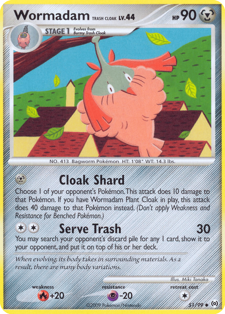 Wormadam (Trash Cloak) card