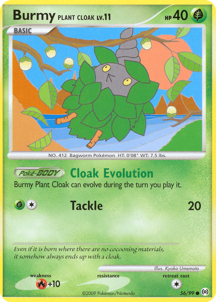 Burmy (Plant Cloak) card