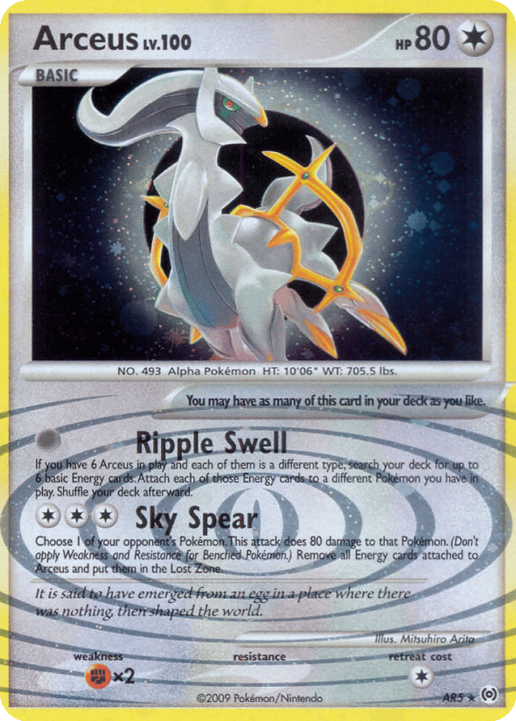 Arceus card
