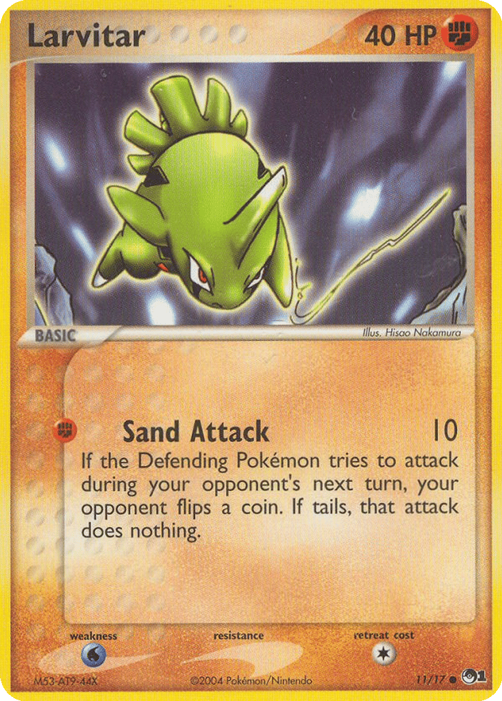 Larvitar card