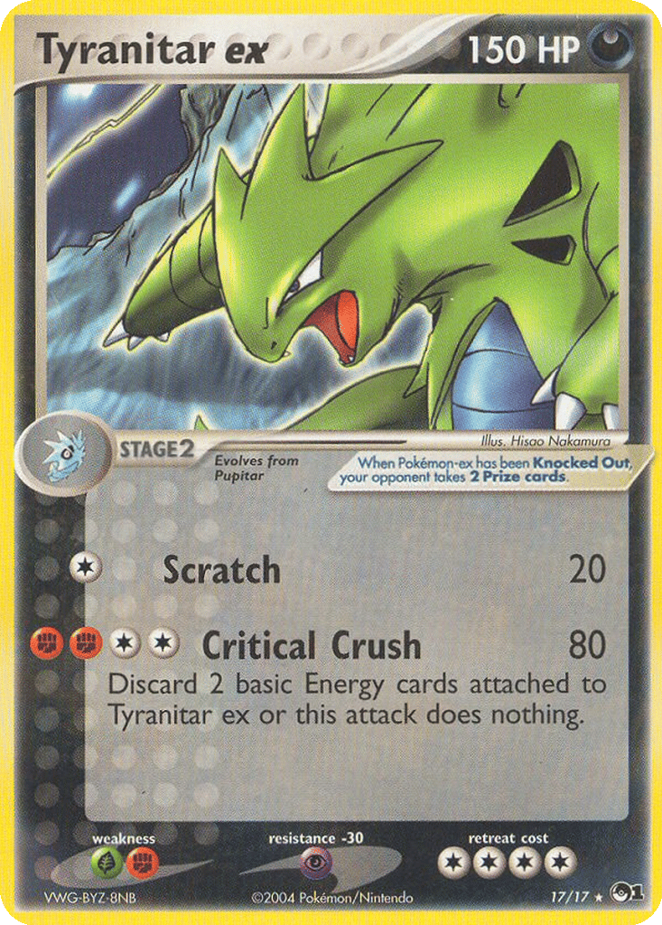 Tyranitar ex card