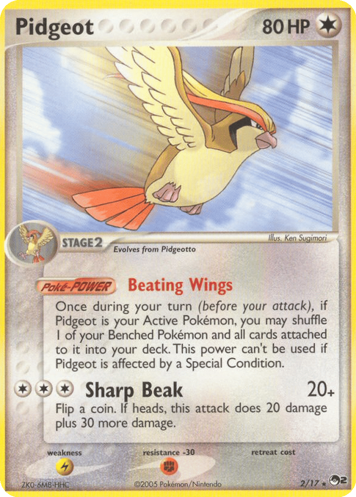 Pidgeot card