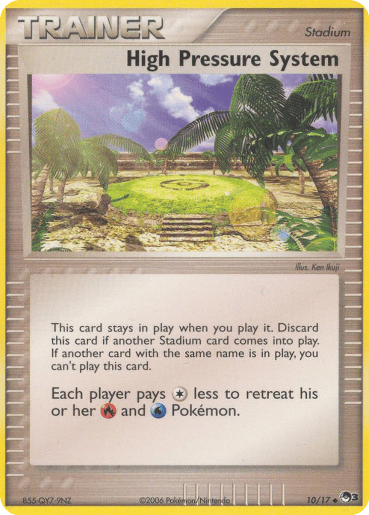 High Pressure System card