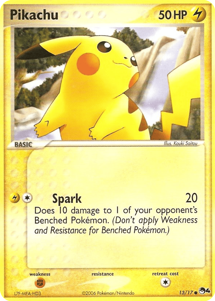 Pikachu card