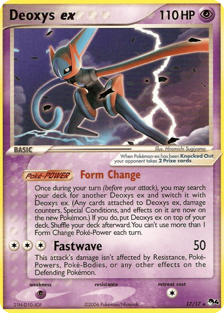 Deoxys ex card