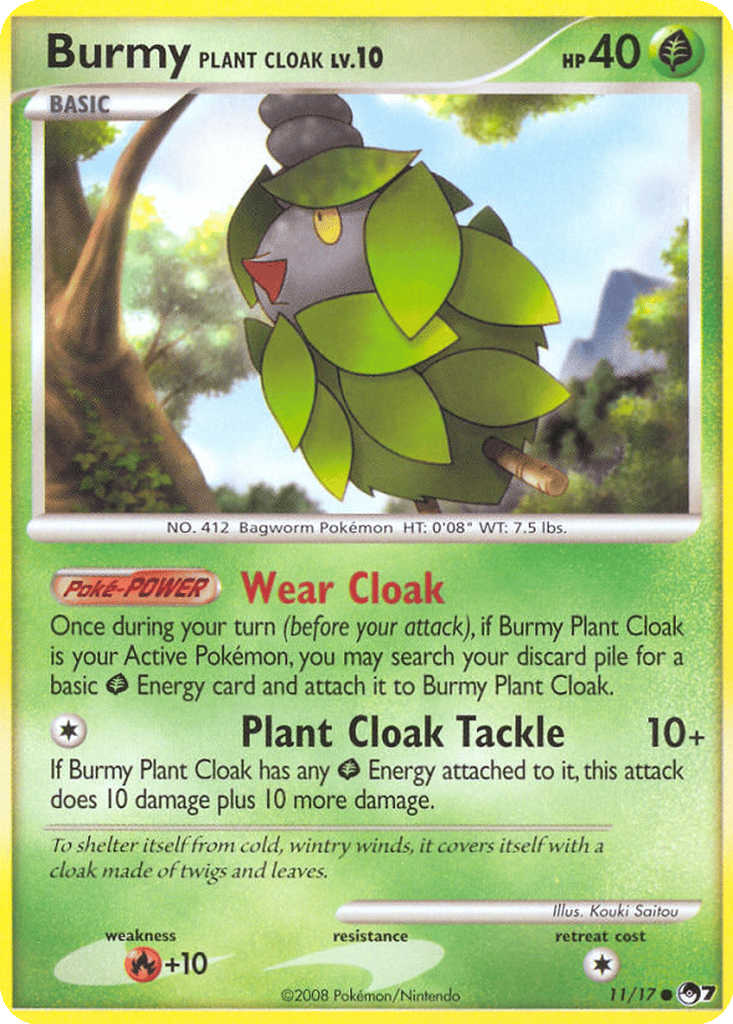 Burmy (Plant Cloak) card