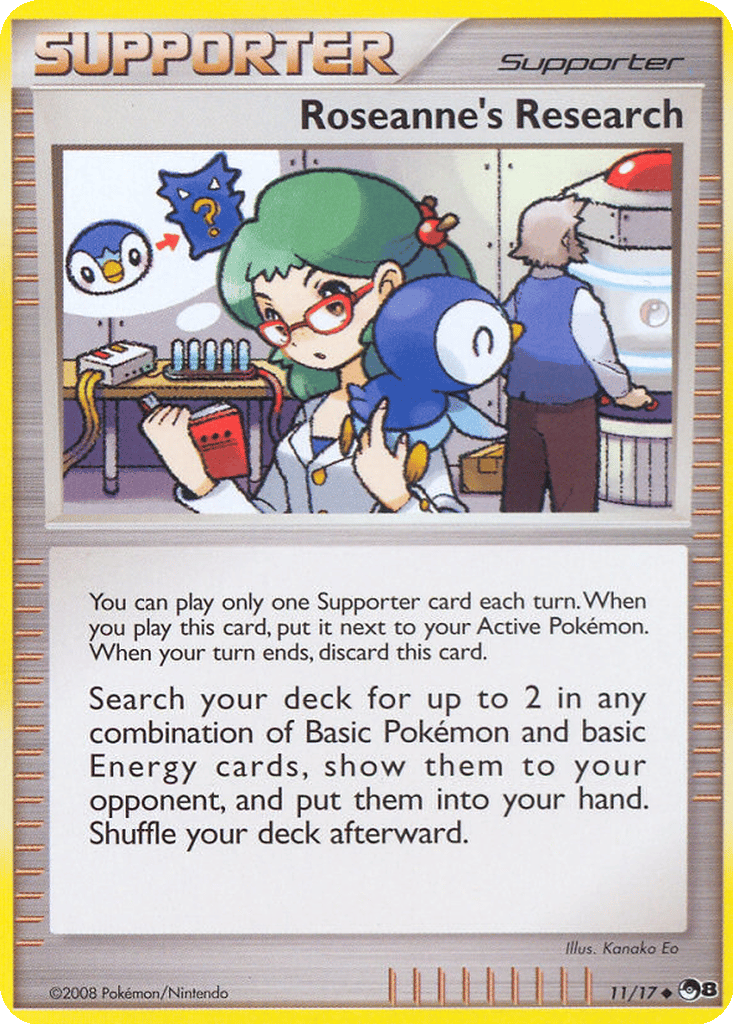 Roseanne's Research card
