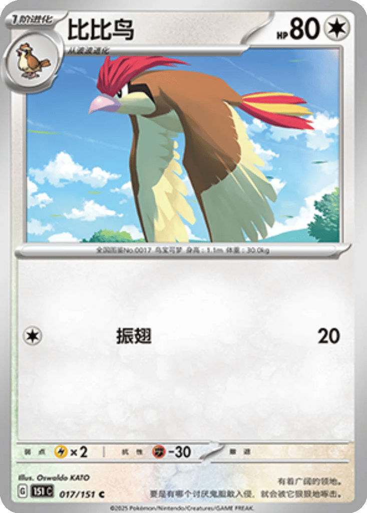 Pidgeotto card