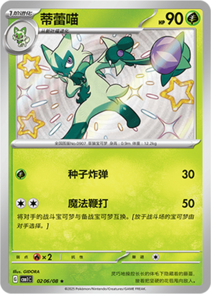 Floragato card