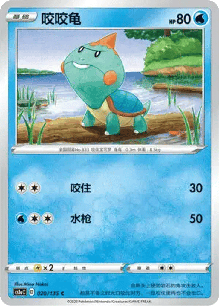 Chewtle card