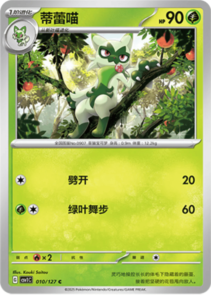 Floragato card