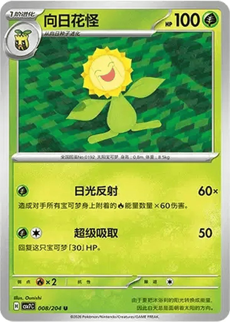 Sunflora card