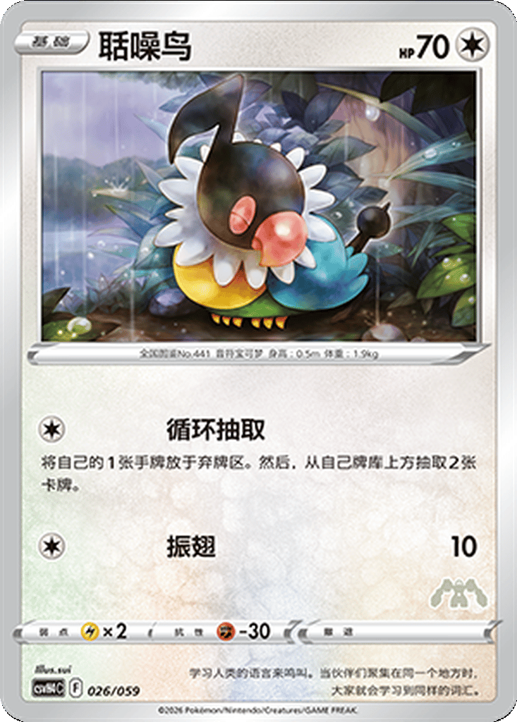 Chatot card