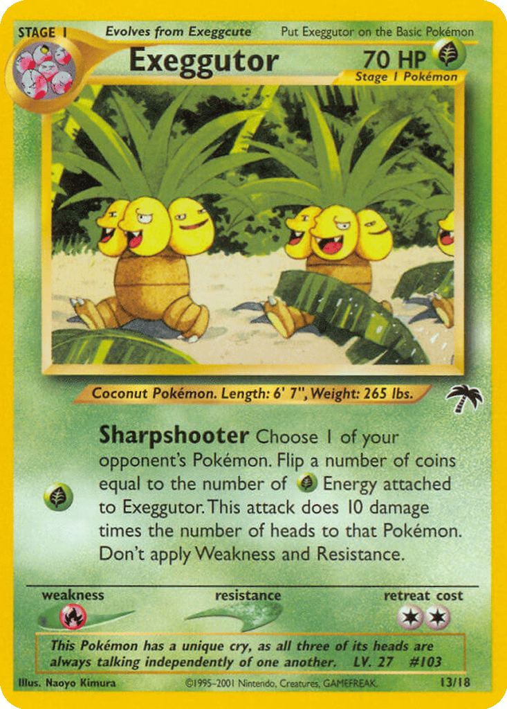 Exeggutor card