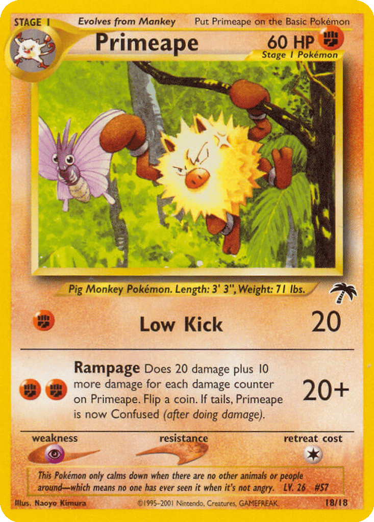 Primeape card