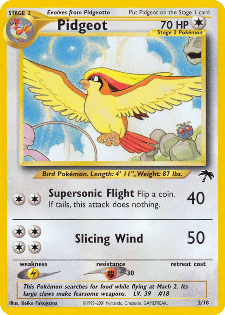Pidgeot card