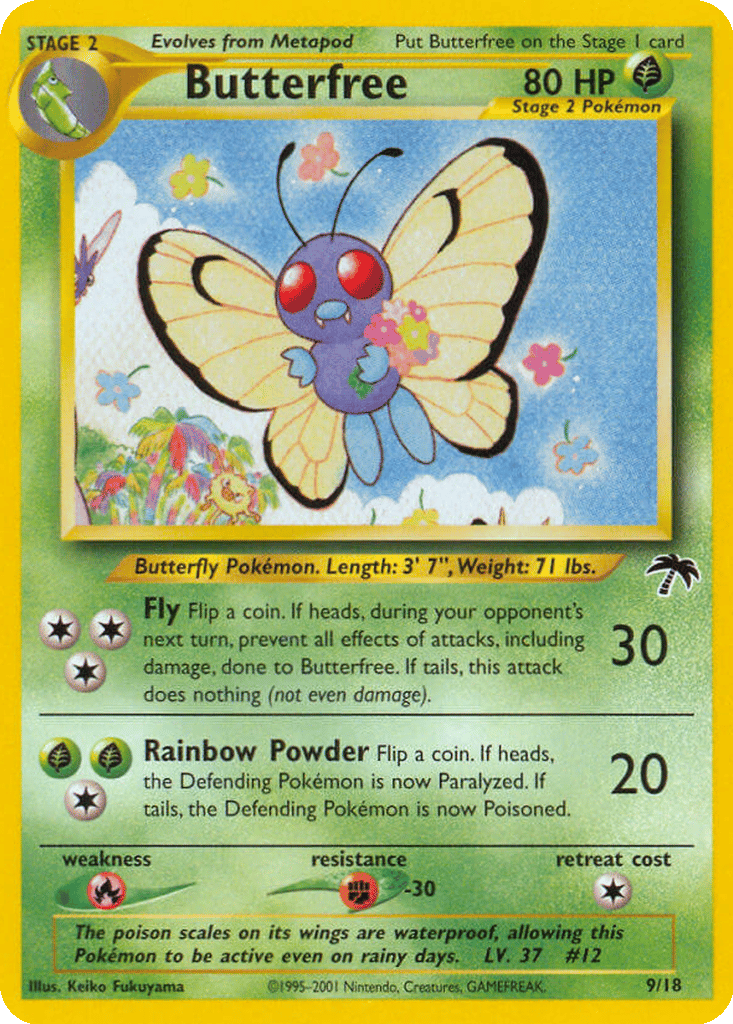 Butterfree card