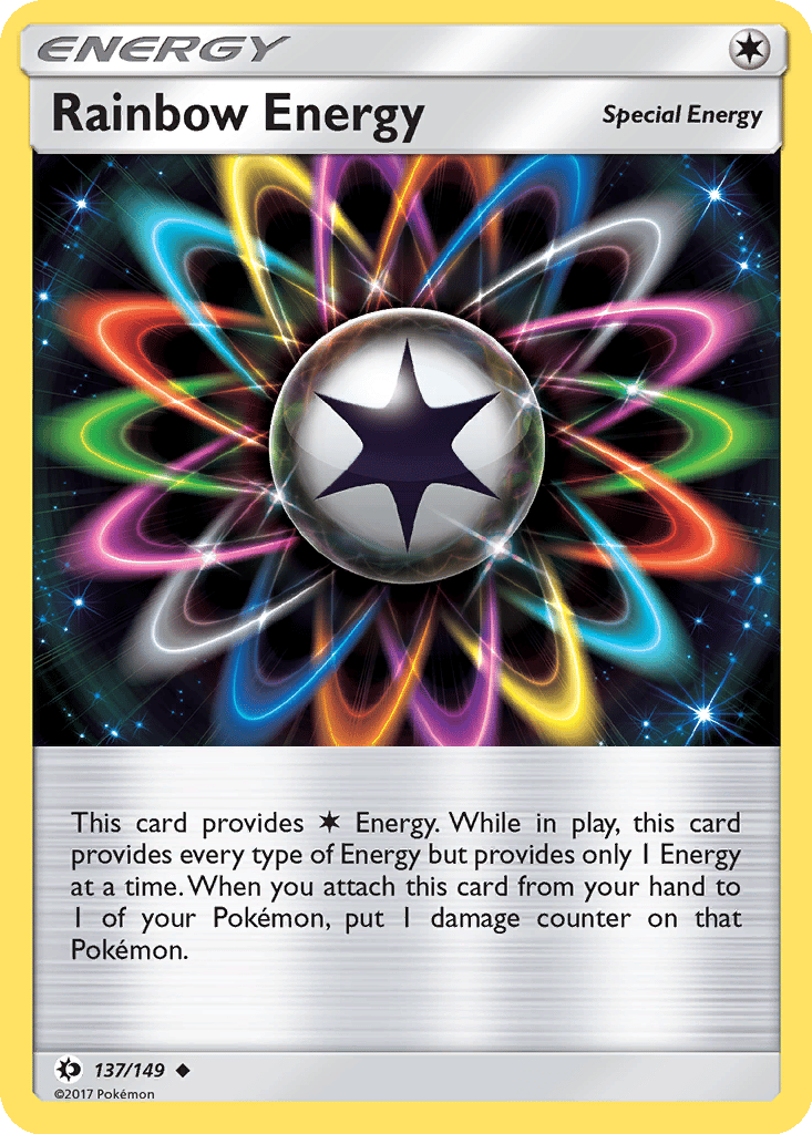 Rainbow Energy card