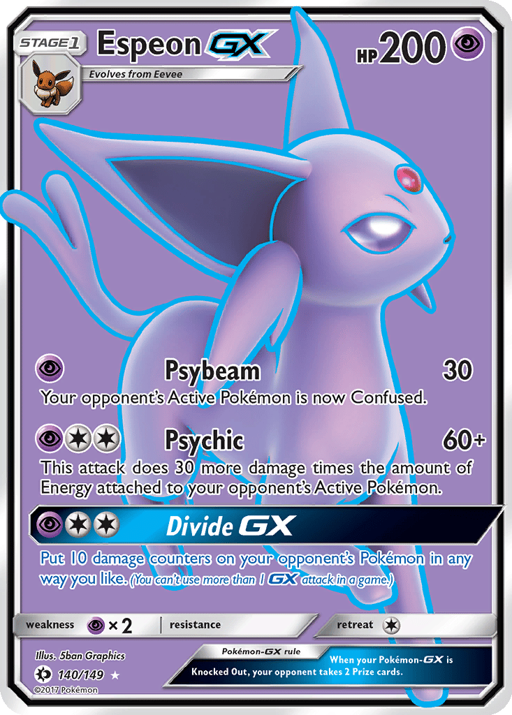 Espeon GX card