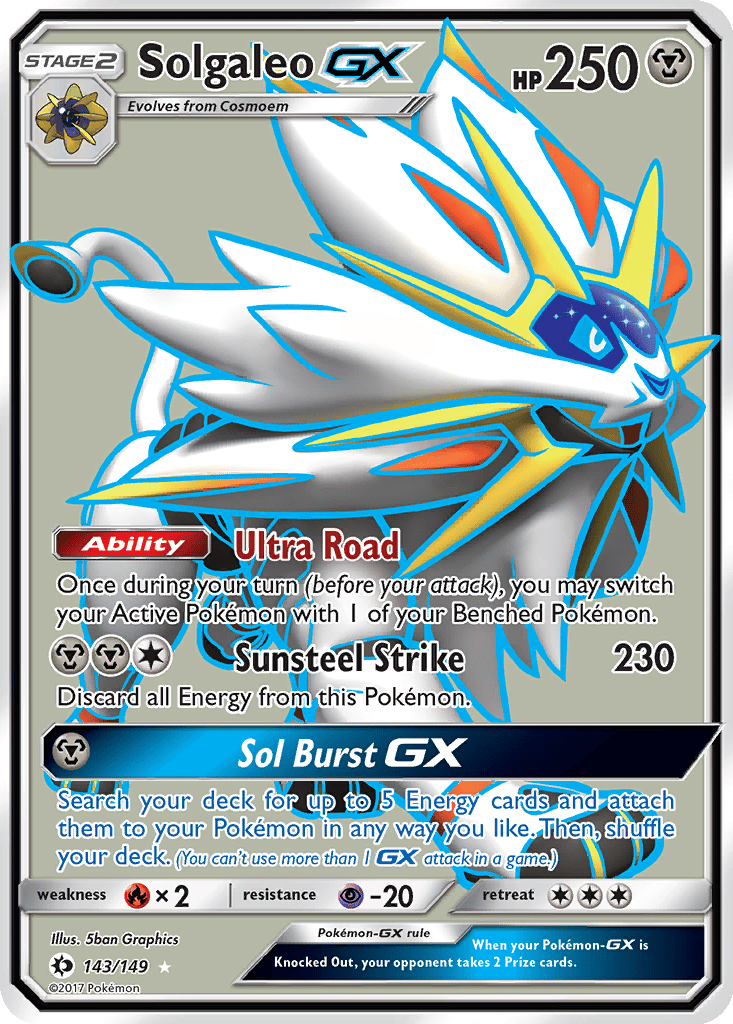 Solgaleo GX card