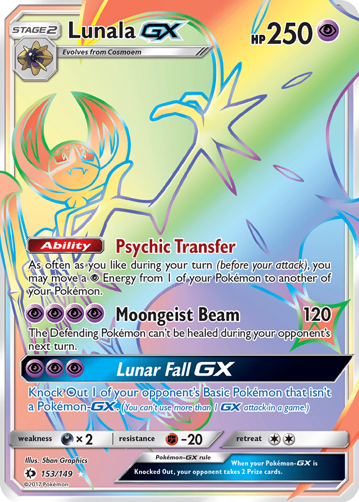 Lunala GX card