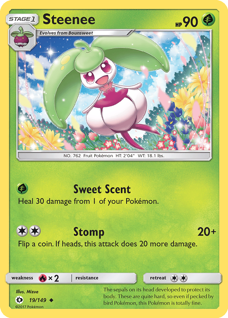 Steenee card
