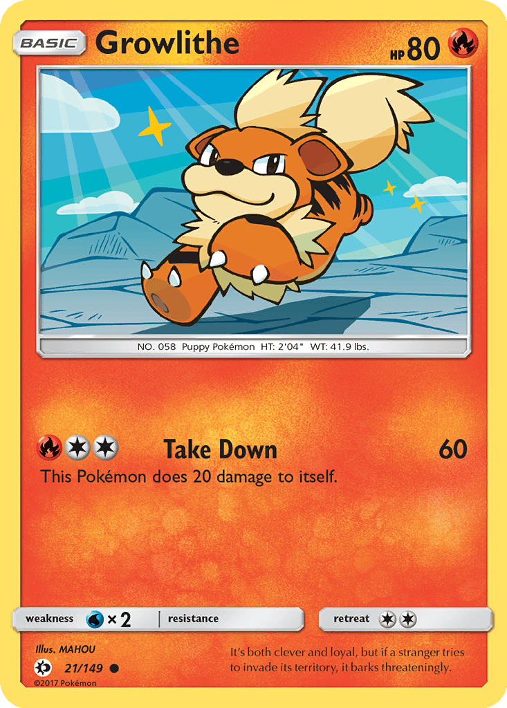 Growlithe card