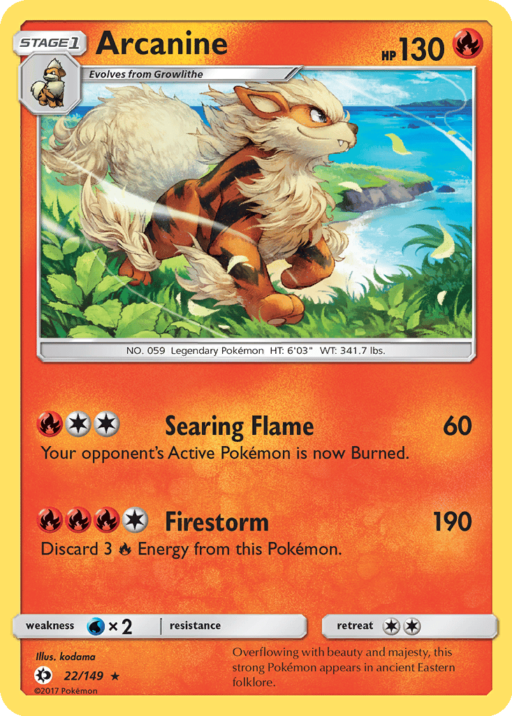 Arcanine card