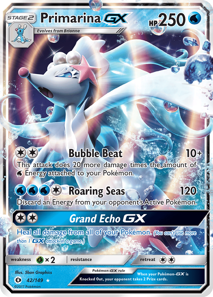 Primarina GX card