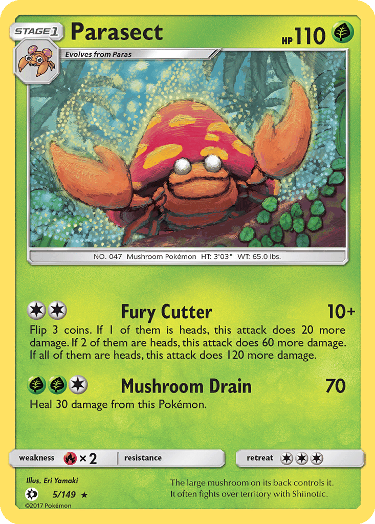 Parasect card