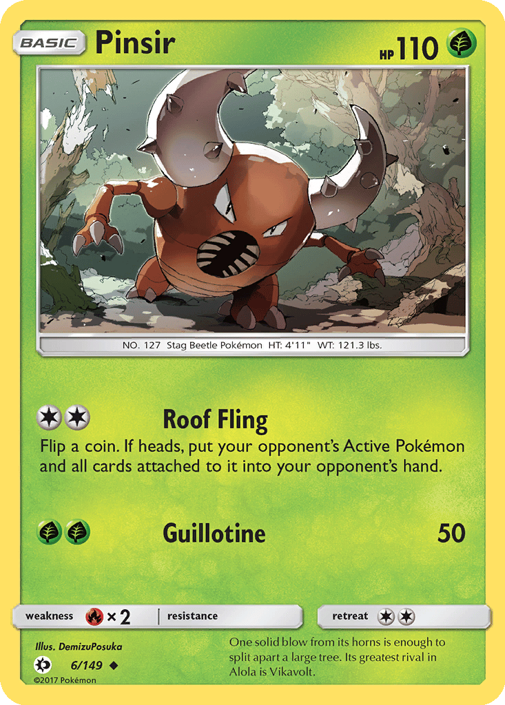 Pinsir card