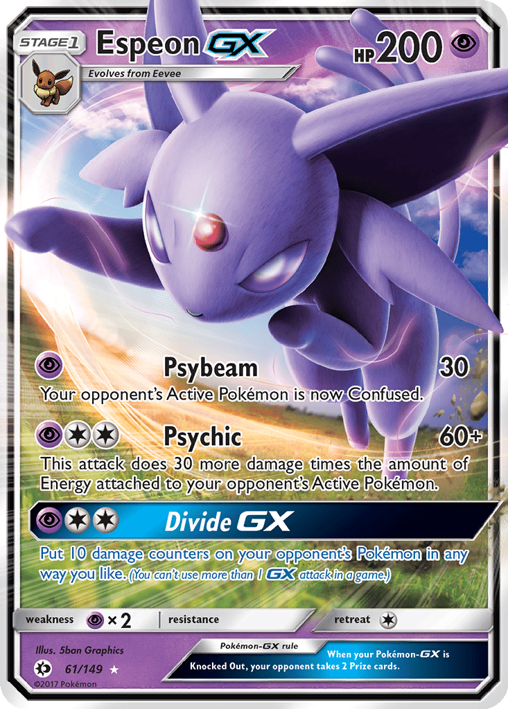 Espeon GX card