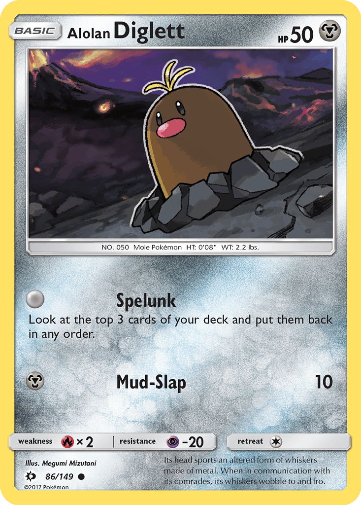 Alolan Diglett card