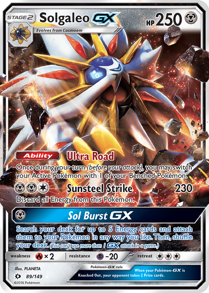 Solgaleo GX card
