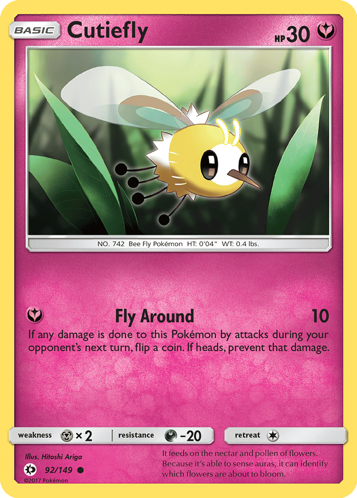 Cutiefly card