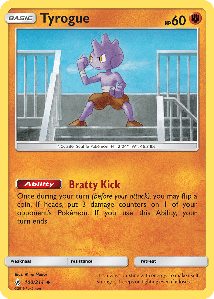 Tyrogue card